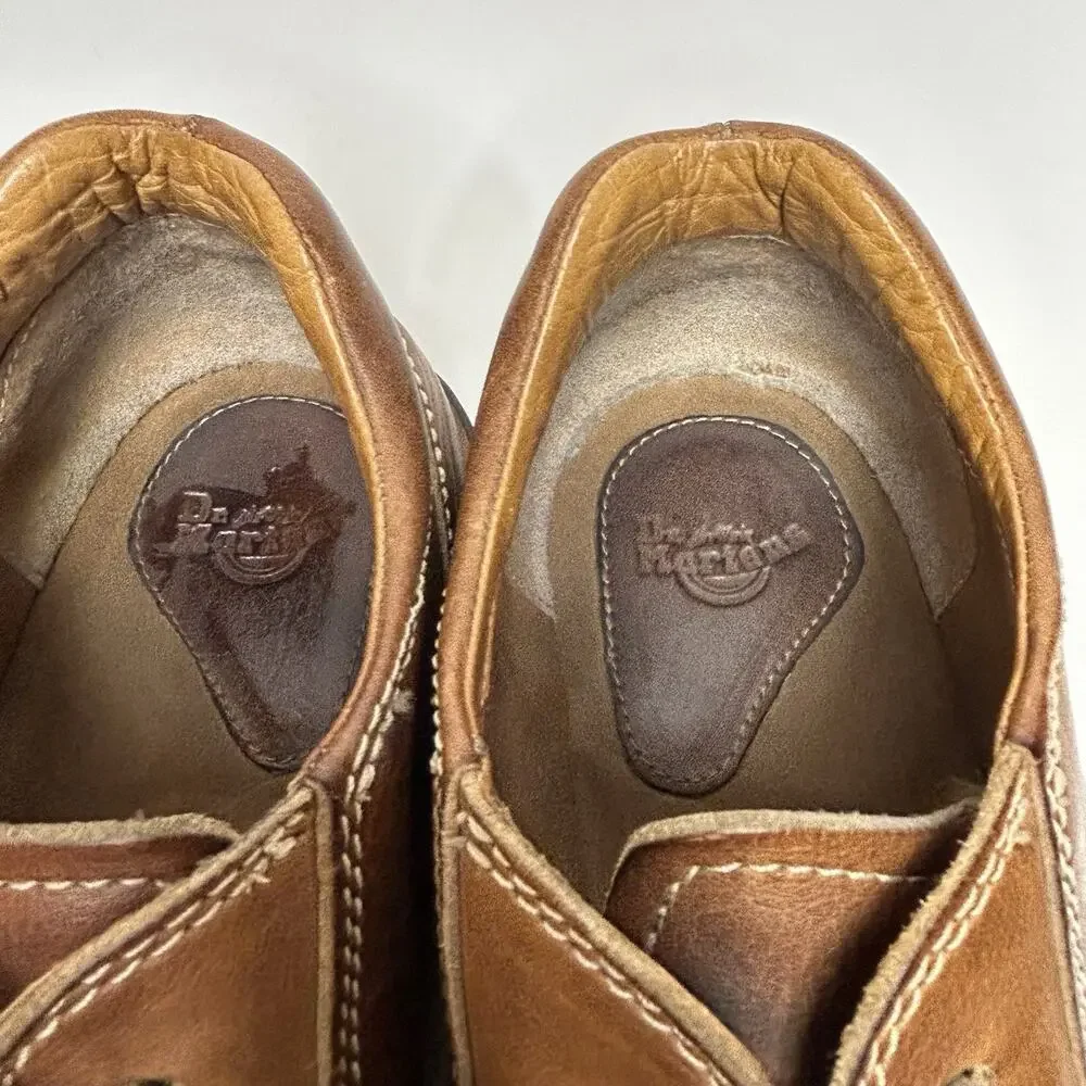 Dr. Docs Martens 8B16 Ripley Split Toe Leather Lace Up Oxfords Mens Size 11 Vtg